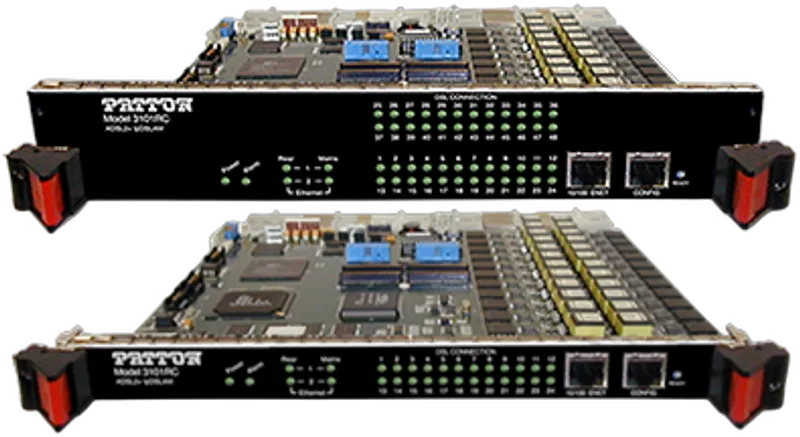 Patton 3101 ForeFront 48 PORT ADSL2+ Annex B, 2 GIGE Copper, Front & Rear Card PAIR