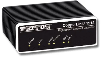 Patton CopperLink 1212 Ethernet Extender, PCB Sub Assembly, Terminal Block Line; 2 x 10/100; No Power Supply