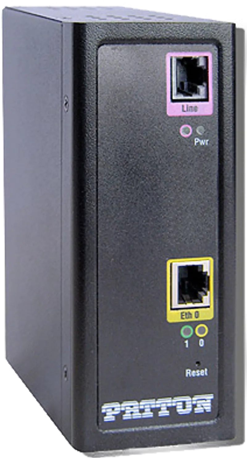 Patton Ruggedized 5.7 Mbps CopperLink 1311 Ethernet Extender  (Local); Conformal Coated; 1 x10/100; -40 to 85C