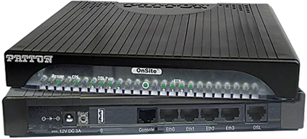 Patton 3301A OnSite EFM 2 Wire IAD; 4 x 10/100 USB 100-240VAC