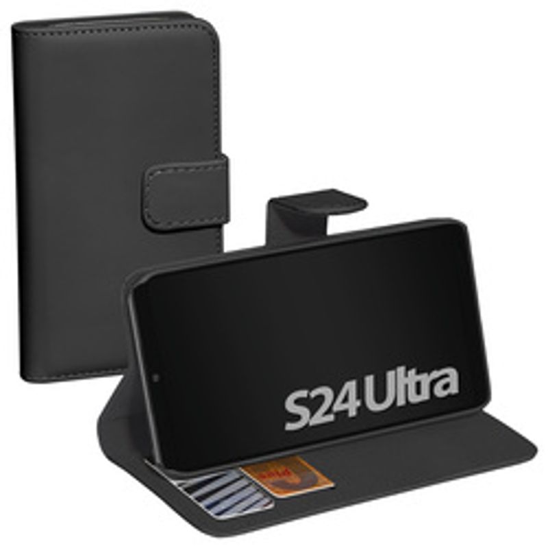 PEDEA Book Cover Classic für Samsung Galaxy S24 Ultra 5G, schw