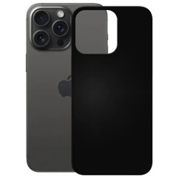 PEDEA Soft TPU Case für iPhone 15 Pro Max, schwarz