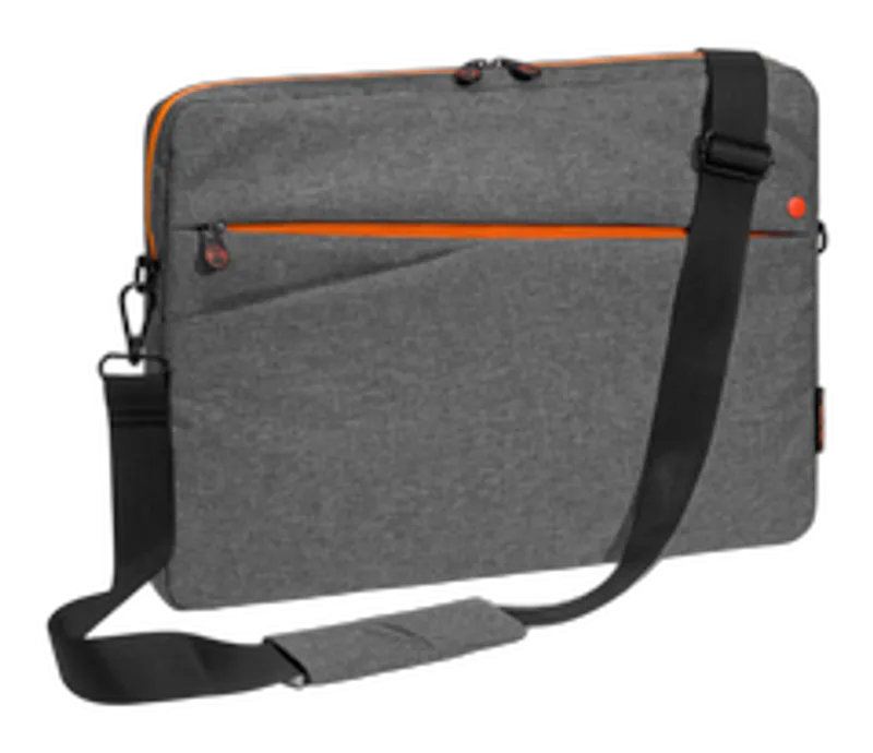 PEDEA Notebooktasche "Fashion" bis 13,3" (33,8cm), grau/orange