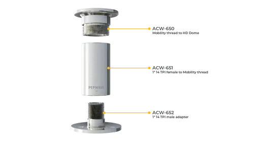 1" 14TPI male adapter