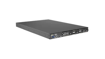 Peplink Balance 5000 EC маршрутизатор в сером корпусе с Ethernet-портами, SFP-слотами и световыми индикаторами для монтажа