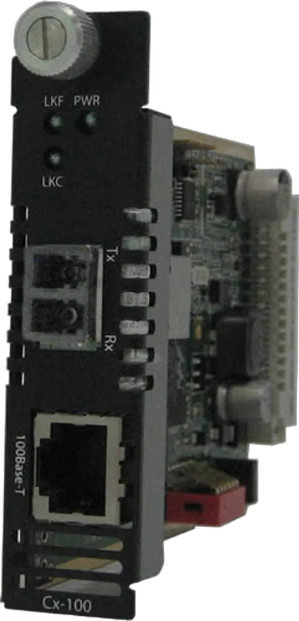 Perle Medien Konverter Cards 10/100 Mbit LC ( bis zu 20km)