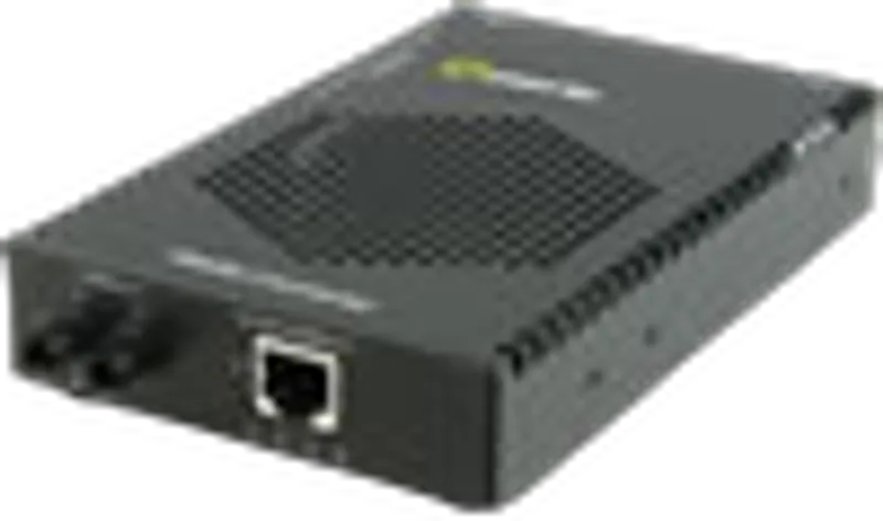 Perle Medien Konverter PoE 10/100/1000 RJ45/ST  10km  POE+