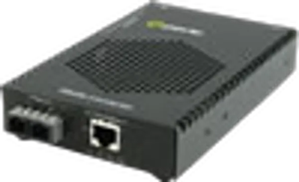 Perle Medien Konverter 10/100/1000 Rate RJ45/ST PoE+ Ind. Temperature