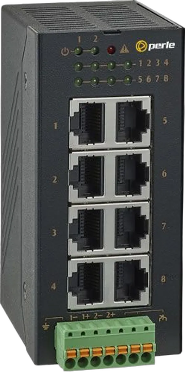 Perle IDS-106FE-2SFP-XT Industrial Ethernet Switch
