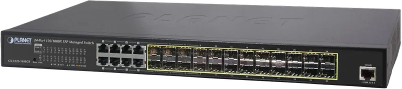 PLANET 24 100/1000X SFP Slots Managed Switch (Redundant)