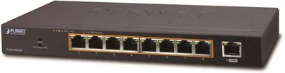 PLANET 8-Port 10/100/1000Mbps 802.3at PoE + 1-Port 1000Mbps