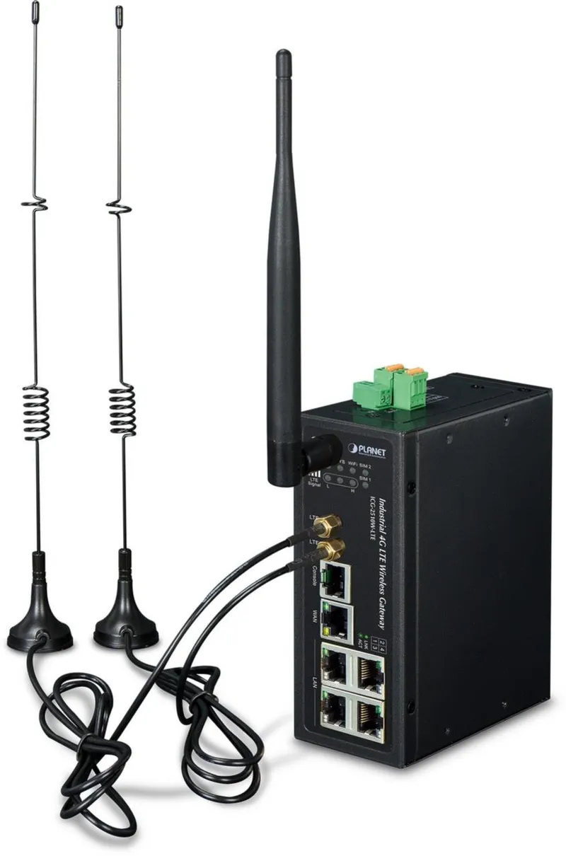 Planet ICG-2510W-LTE-US Industrial 4G LTE Cellular Antenna Black