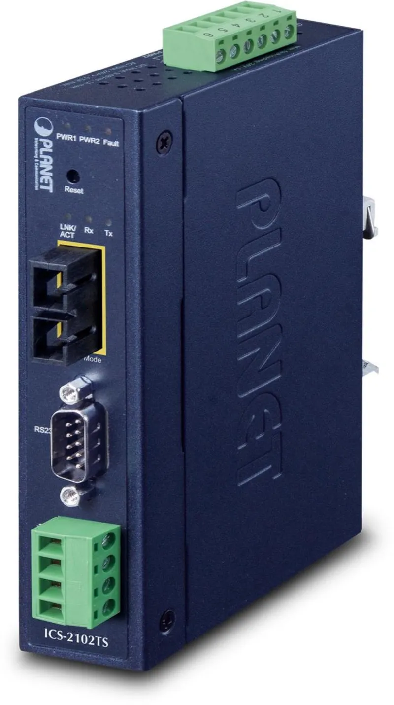 PLANET 1-Port RS232/RS422/RS485 Serial-Ethernet 1 x SC SM
