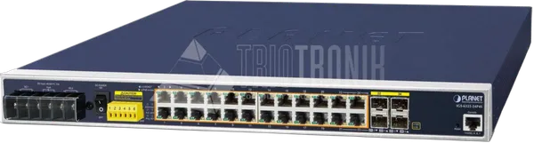 PLANET 24-Port 10/100/1000T PoE + 4x Shared 100/1000X SFP
