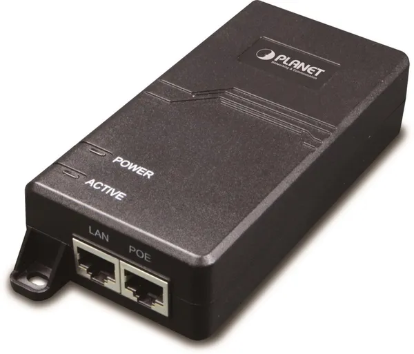 PLANET Single-Port 10/100/1000Mbps IEEE 802.3at PoE+