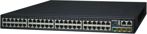 PLANET L3 48-Port GE + 4-Port 10G SFP+        SGS-6341-48T4X