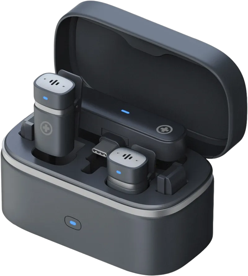 Plusonic Wireless Mikrofone Kit PS-TDS9 "USB Type C/Lightning/3,5mm Klinke" WiFi-Micro / *ALLTRAVEL*