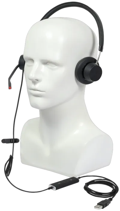 Plusonic wired Headset X140 binaural