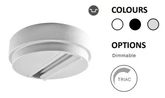 Powergear 3PH FESTER MONOPIONT FÜR SCHIENEN-ADAPTER DALI, Schwarz Powergear 3PH FESTER MONOPIONT FÜR SCHIENEN-ADAPTER DALI, Schwarz