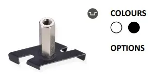 Powergear Mini 1PH 1 DECKENMONTAGE EZCLICK MIT Stange, Weiß, 1 meter