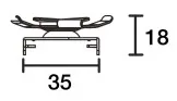 Powergear 3PH T BAR EZCLICK, Weiß