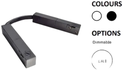 Powergear 48V Verbinder, Flexibel, Schwarz
