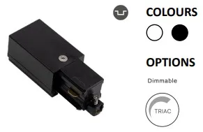 Powergear Mini 1PH Einspeiser, LINKS, Schwarz Powergear Mini 1PH Einspeiser, LINKS, Schwarz