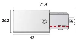 Powergear Mini 1PH  Einspeiser, RECHTS, Schwarz