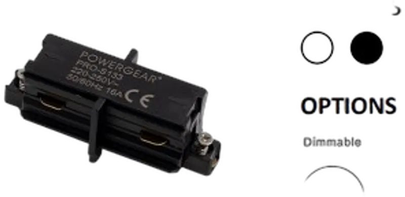 Powergear Mini 1PH VERBINDER , Schwarz