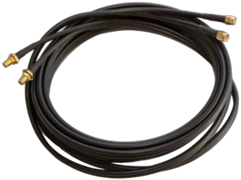 Poynting · Antennen Zubehör · Kabel · A-CAB-144 · 5mTwin Pair HDF195 · SMA (M) zu SMA (F) · white · Gold beschichtet