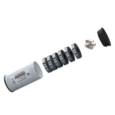 Poynting Antennen-Zubehör A-MBK-0003-V1 Magnetset mit grauer Gehäusehülle, fünf Magnetscheiben, Metallbefestigung und
