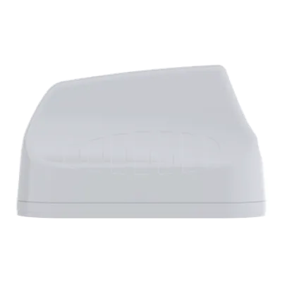 Weiße Poynting A-MIMO-0003-V2-12 5G/LTE MIMO-Antenne für KFZ und Marine mit SMA-Anschluss seitlich gezeigt. Weiße Poynting A-MIMO-0003-V2-12 5G/LTE MIMO-Antenne für KFZ und Marine mit SMA-Anschluss seitlich gezeigt.