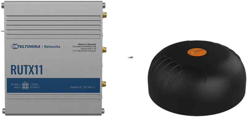 Teltonika · RUTX11 · 4G Router & Poynting · A-MIMO-0004-V1-15 · 4G· 5G Rundstrahlantenne BUNDLE