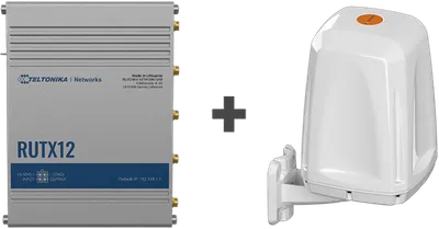 Teltonika · RUTX12 · Dual 4G Router & Poynting · A-EPNT-0004-V1-17 · 4G· 5G Domantenne BUNDLE