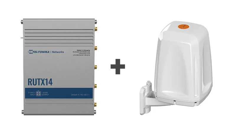 Teltonika · RUTX14 · Cat 12 · 4G Router & Poynting · A-EPNT-0004-V1-17 · 4G· 5G Domantenne BUNDLE