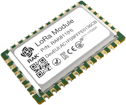 RAK Wireless · LoRa · WisDuo · RAK811 LoRa module, SX1276, 868/915MHz, Support AS923 and LoraWan, with TELEC CE,FCC,KCC certify/certification, 3000 me RAK Wireless · LoRa · WisDuo · RAK811 LoRa module, SX1276, 868/915MHz, Support AS923 and LoraWan, with TELEC CE,FCC,KCC certify/certification, 3000 me