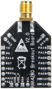 RAK Wireless · LoRa · WisDuo · Breakout Board · RAK4260 RAK Wireless · LoRa · WisDuo · Breakout Board · RAK4260