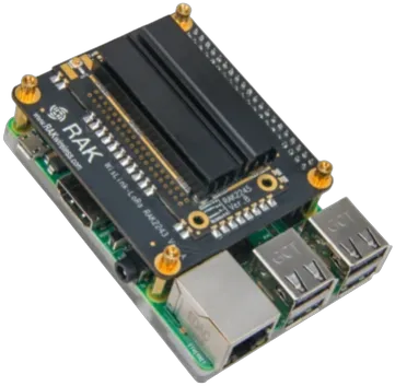 RAK Wireless · LoRa · WisGate · LoRa Gateway Discover Kit RAK2245 Pi HAT & Raspberry Pi 3B+ & 16G TF Card(with software image) to quick start a LoRaWA