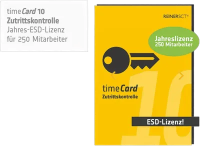 REINER SCT timeCard 10 ZuKo 250 MA 1 Jahr Laufzeit