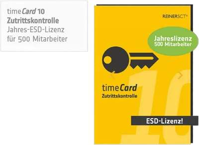 REINER SCT timeCard 10 ZuKo 500 MA 1 Jahr Laufzeit