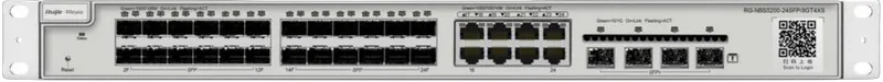 24-Port Gigabit Layer 3 Switch, 24x SFP, 4x SFP+, 8x RJ45 Combo