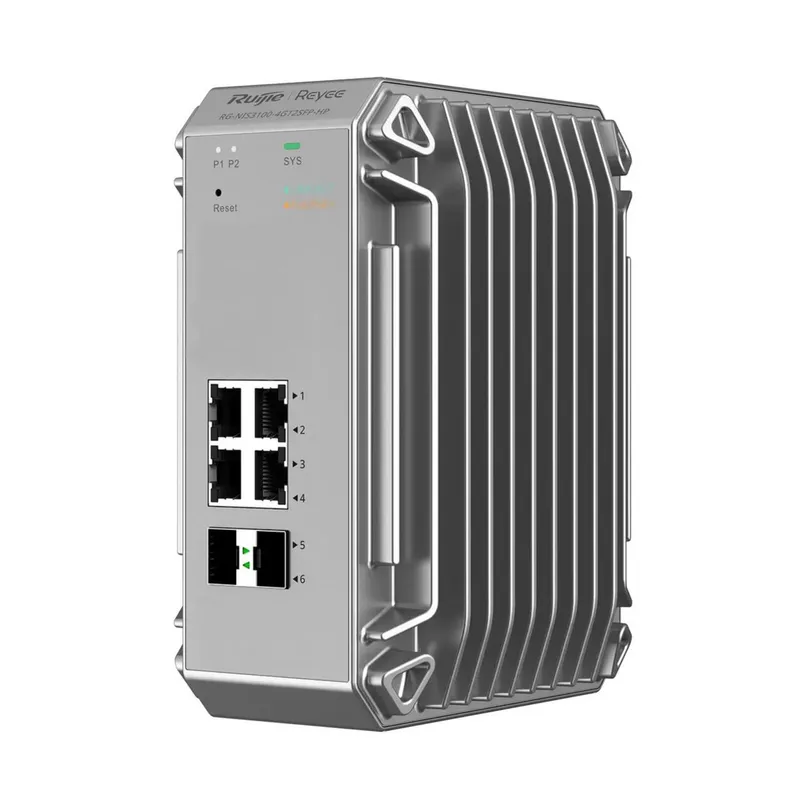 Ruijie Networks RG-NIS3100-4GT2SFP-HP switch Gestionado L2 Gigabit Ethernet (10/100/1000) Energía sobre Ethernet (PoE) Gris