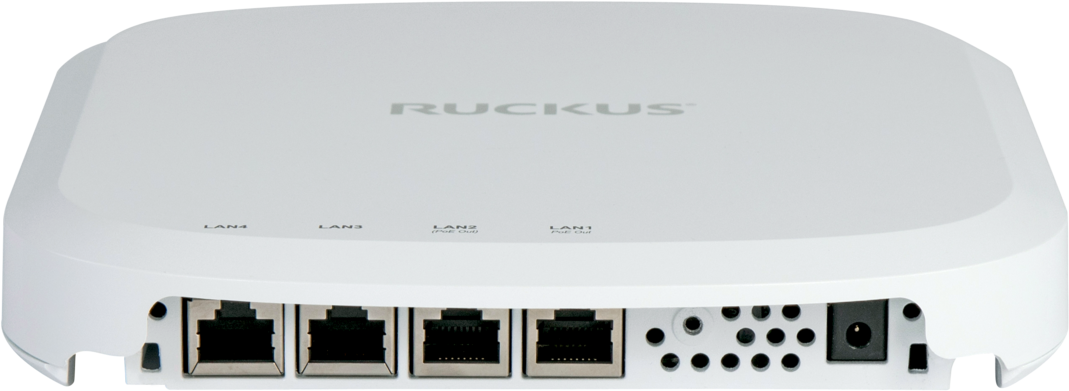 RUCKUS Networks wireless ap • wifi7 • indoor • 1 gbe • h670 • 4x 1 gbe out • dual radio ble/zigbee + 1x usb • beamflex+