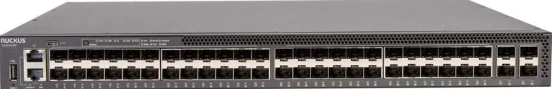 RUCKUS Networks switch full managed layer3 52 port • 48x sfp • 4x sfp28 • 19" • icx8200-48f