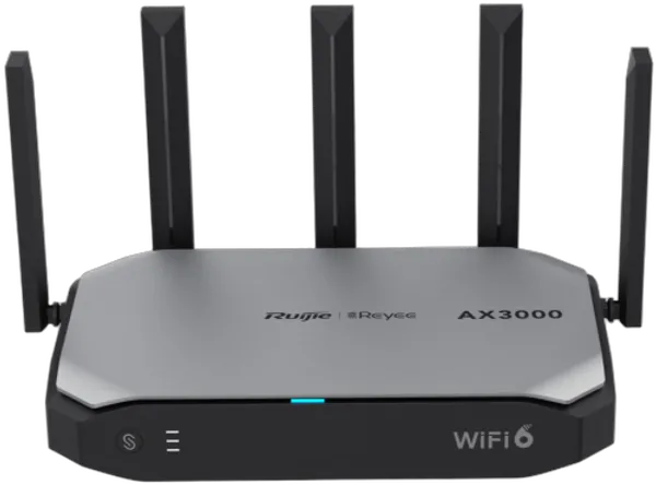 Ruijie Networks RG-EG105GW-X router inalámbrico Gigabit Ethernet Doble banda (2,4 GHz / 5 GHz) Negro, Gris