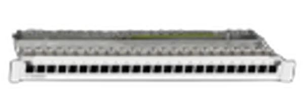 Rutenbeck Patch Panel, 19", CAT6A, 24xRJ45, Lichtgrau, Keystone, PP-UM-Cat.6A iso 10G-24/24/1