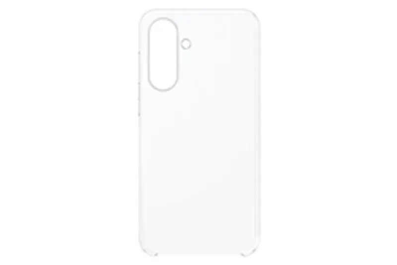 Samsung Smartphone Clear Case für Galaxy A56, durchsichtige Handyhülle von hinten mit ovaler Kamera- und runder