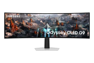 Samsung Odyssey LS49CG934SUXEN computer monitor 124.5 cm (49") 5120 x 1440 pixels DQHD OLED Silver