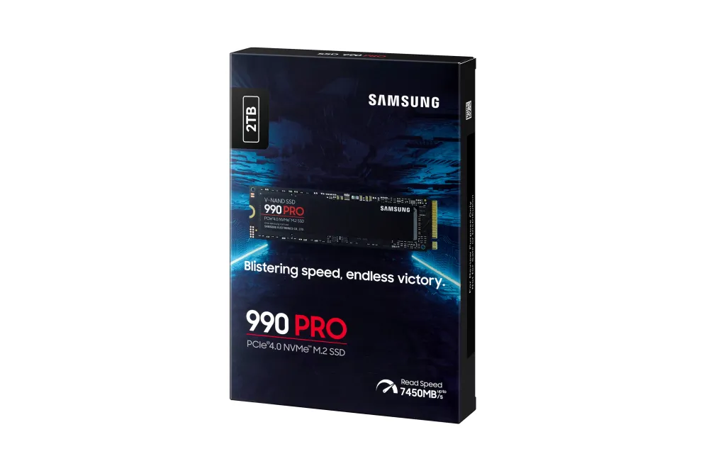 SSD 2TB Samsung M.2 PCI-E NVMe Gen4 990 PRO Basic retail SSD 2TB Samsung M.2 PCI-E NVMe Gen4 990 PRO Basic retail