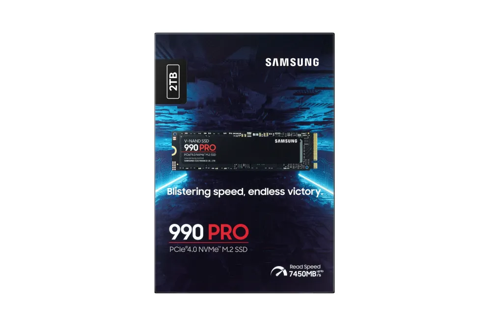 SSD 2TB Samsung M.2 PCI-E NVMe Gen4 990 PRO Basic retail SSD 2TB Samsung M.2 PCI-E NVMe Gen4 990 PRO Basic retail